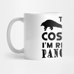 Pangolin human costume motif respect Mug